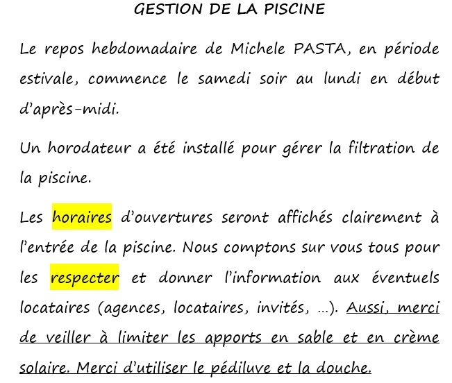 Divers Piscine Priska